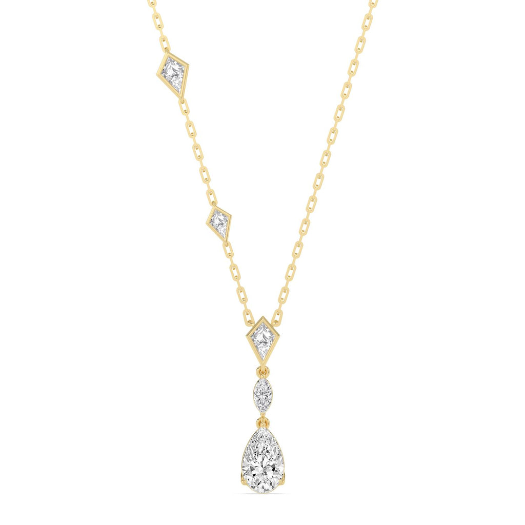 Yellow gold Diamond Pendant · 1.66 ctw