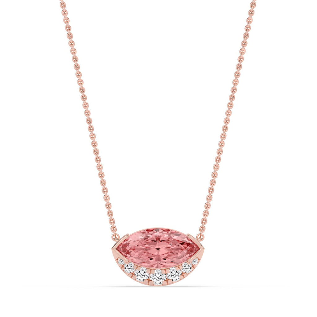 Rose gold Diamond Pendant · 2.73 ctw