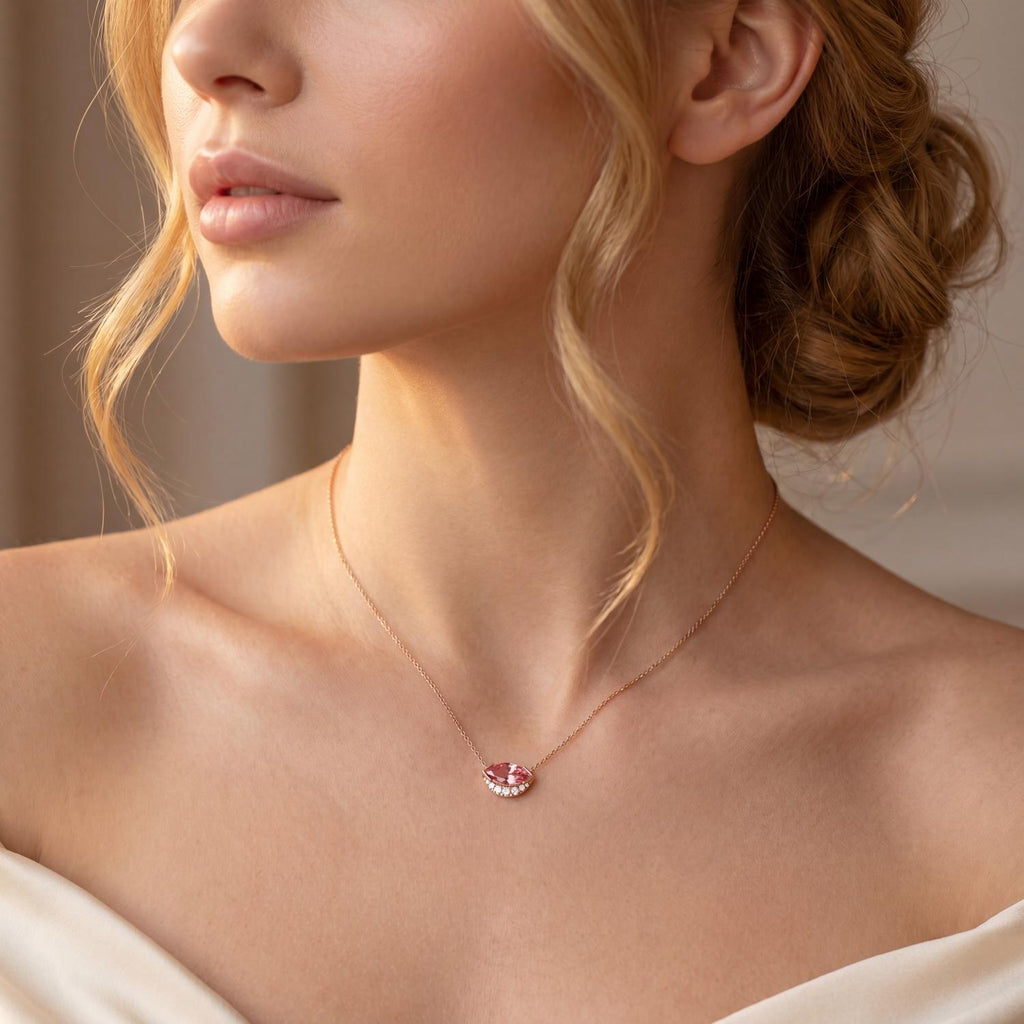 Rose gold Diamond Pendant · 2.73 ctw
