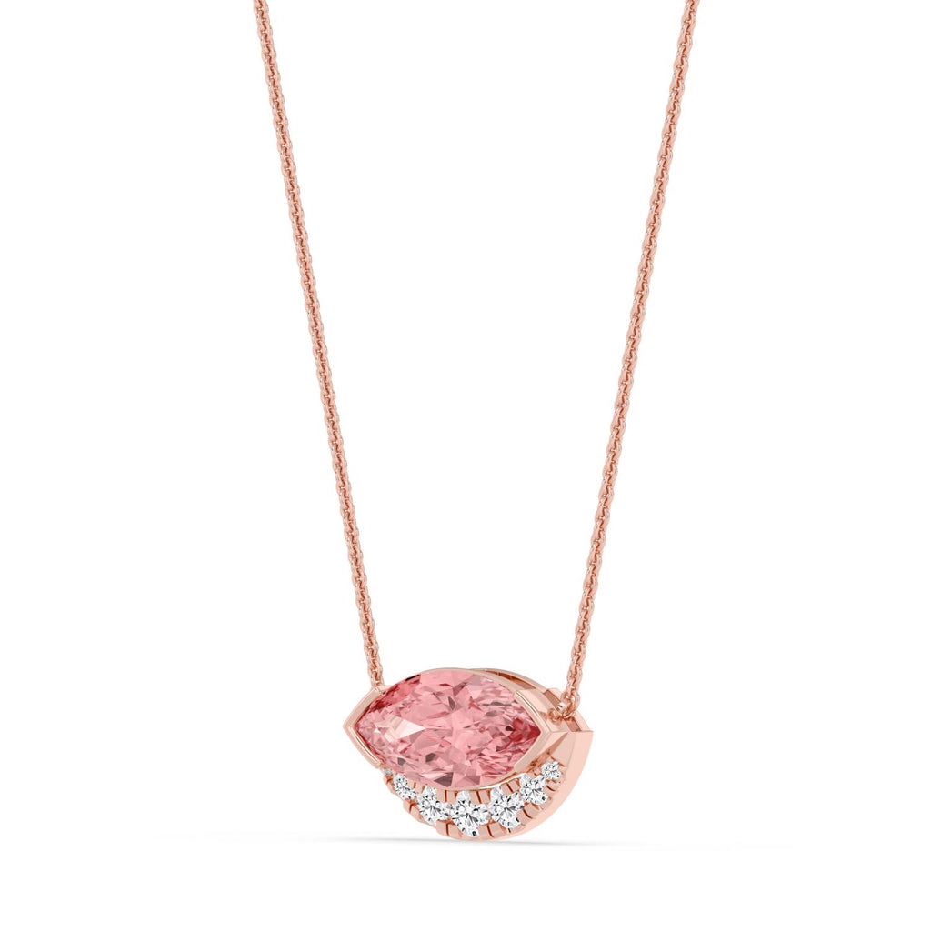 Rose gold Diamond Pendant · 2.73 ctw