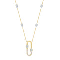 Yellow gold Diamond Pendant · 3.68 ctw