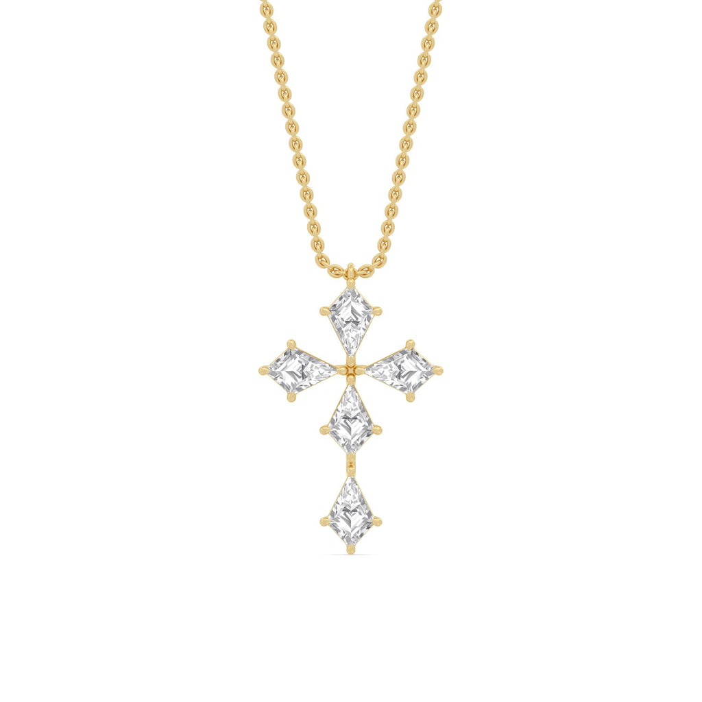 Yellow gold Diamond Pendant · 1.25 ctw