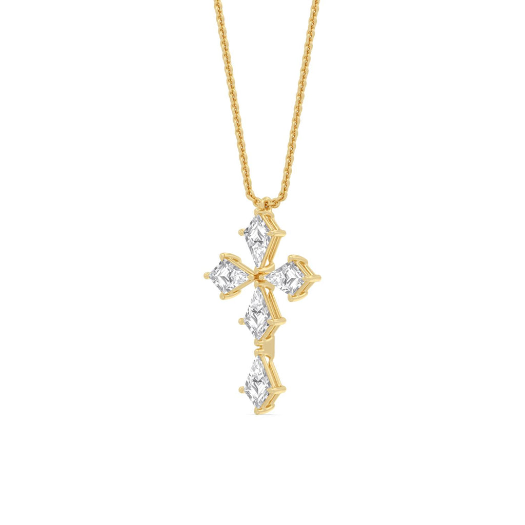 Yellow gold Diamond Pendant · 1.25 ctw
