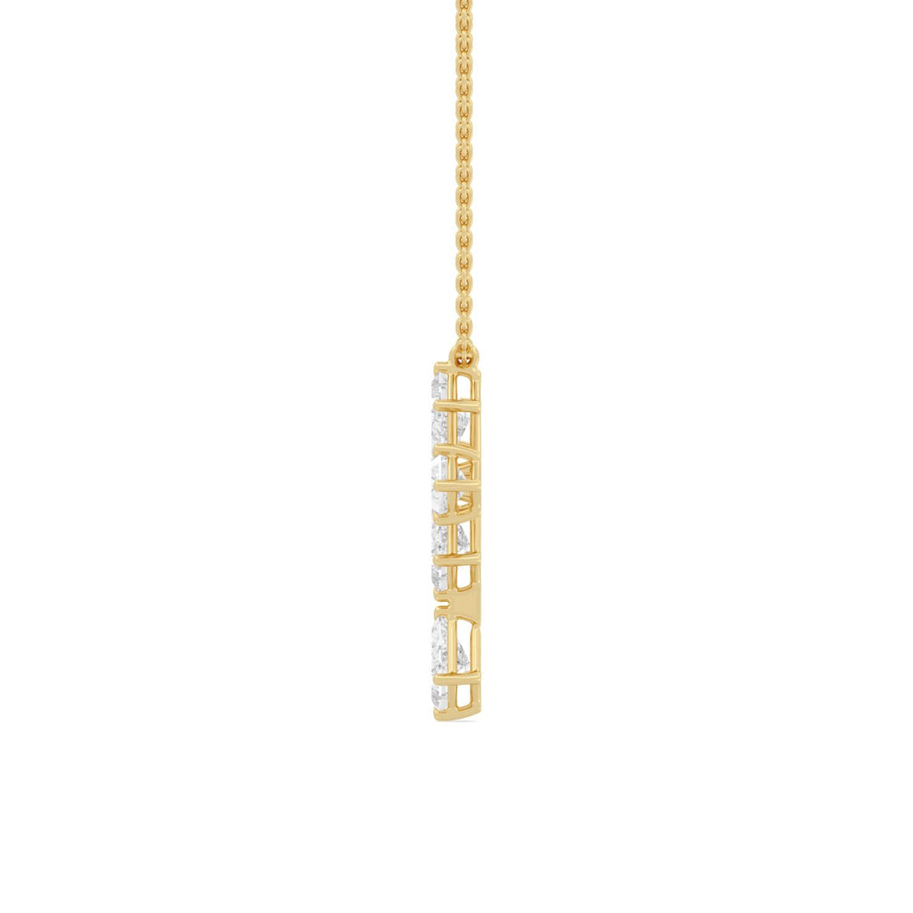 Yellow gold Diamond Pendant · 1.25 ctw