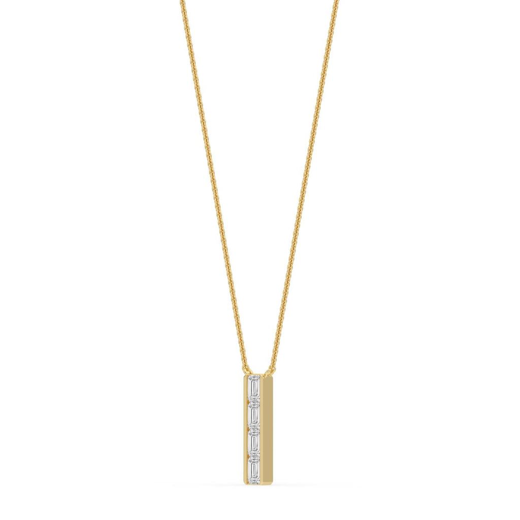 Yellow gold Diamond Pendant · 0.84 ctw