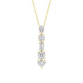 Yellow gold Diamond Pendant · 2.5 ctw