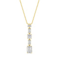 Yellow gold Diamond Pendant · 1.5 ctw