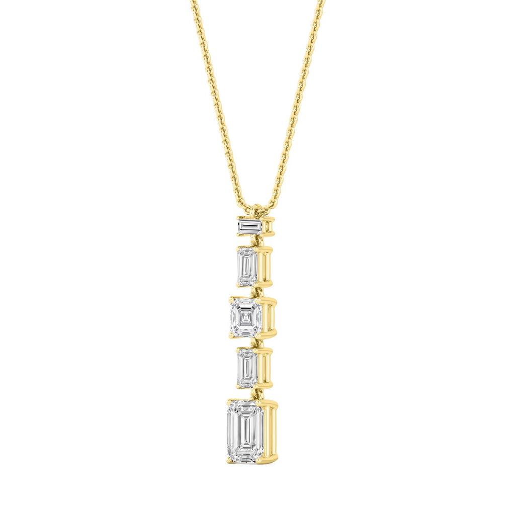 Yellow gold Diamond Pendant · 1.5 ctw