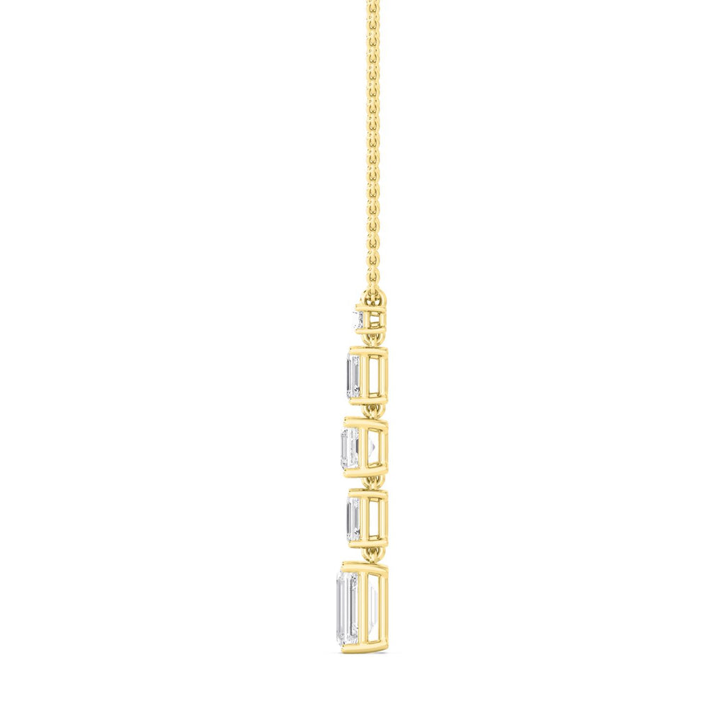 Yellow gold Diamond Pendant · 1.5 ctw