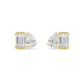 Yellow gold Diamond Earrings · 2.35 ctw