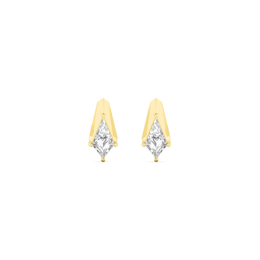 Yellow gold Diamond Earrings · 1.2 ctw