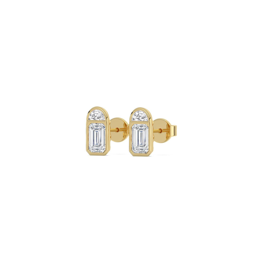 Yellow gold Diamond Earrings · 1.64 ctw