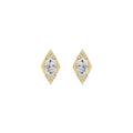 Yellow gold Diamond Earrings · 1.51 ctw