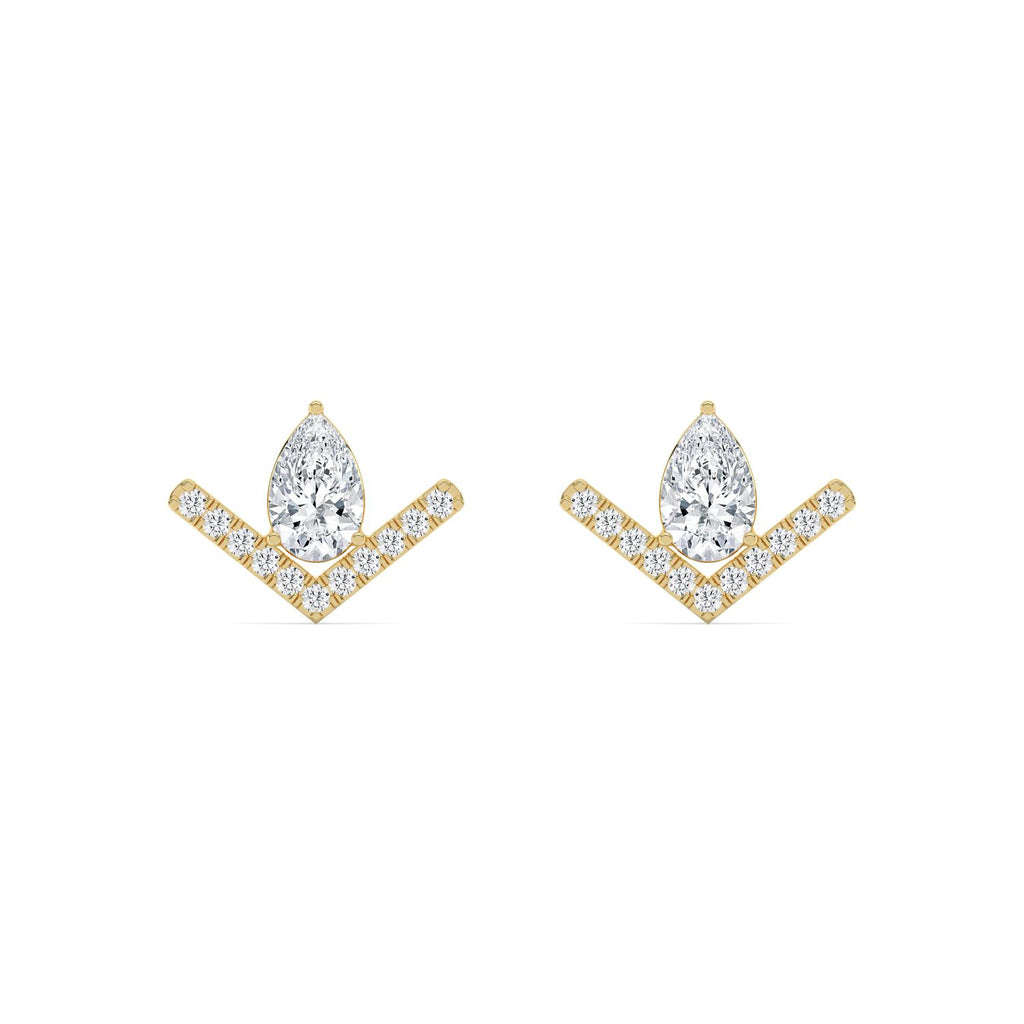 Yellow gold Diamond Earrings · 1.81 ctw