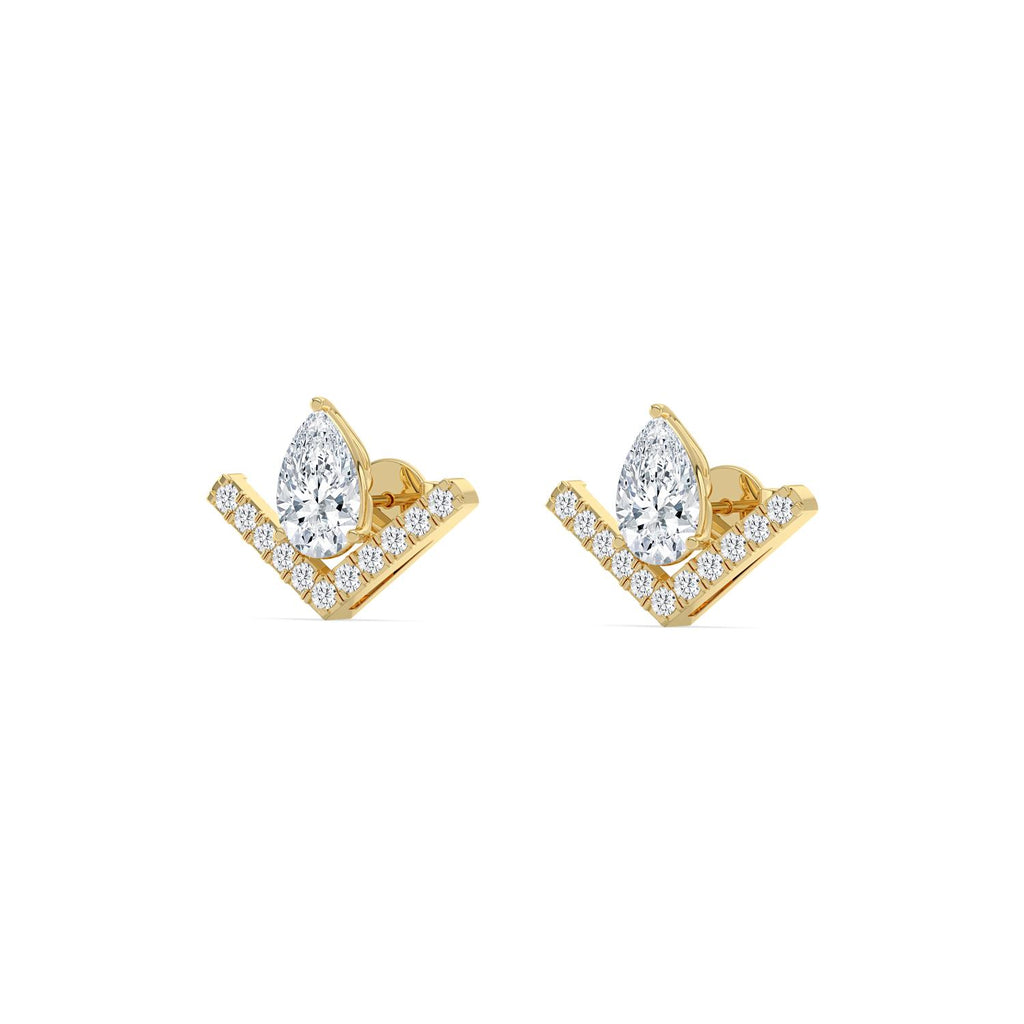 Yellow gold Diamond Earrings · 1.81 ctw