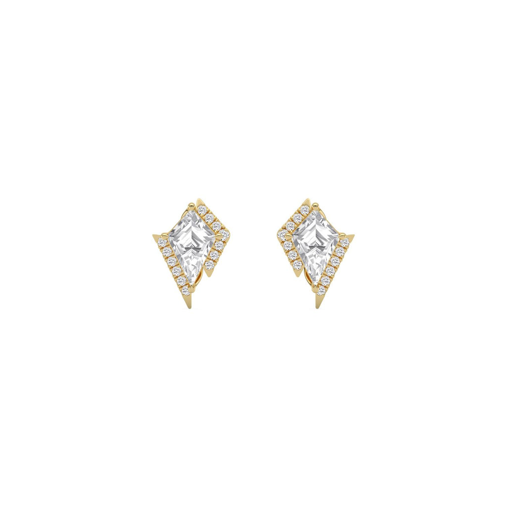 Yellow gold Diamond Earrings · 1.5 ctw