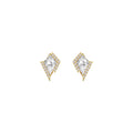 Yellow gold Diamond Earrings · 1.5 ctw