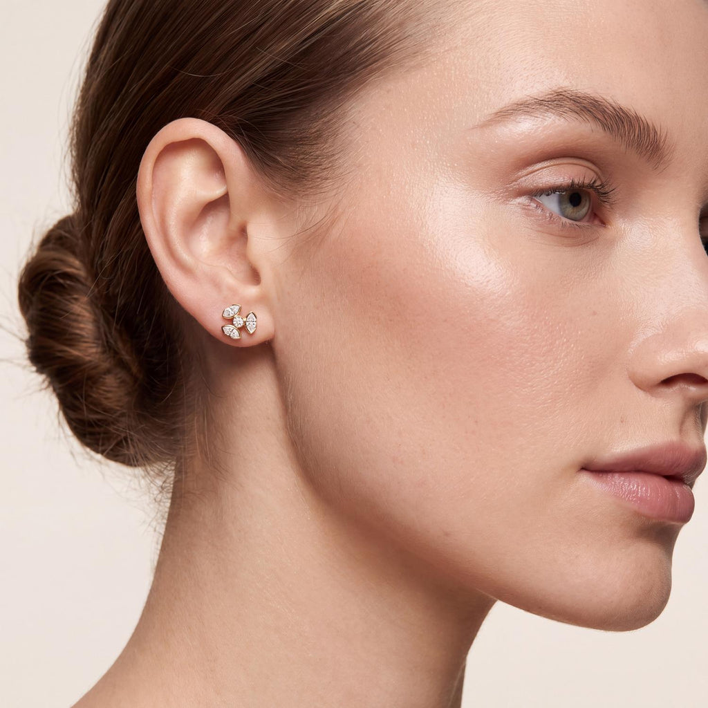 Yellow gold Diamond Earrings · 2.5 ctw