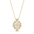 Yellow gold Diamond Pendant · 4.81 ctw