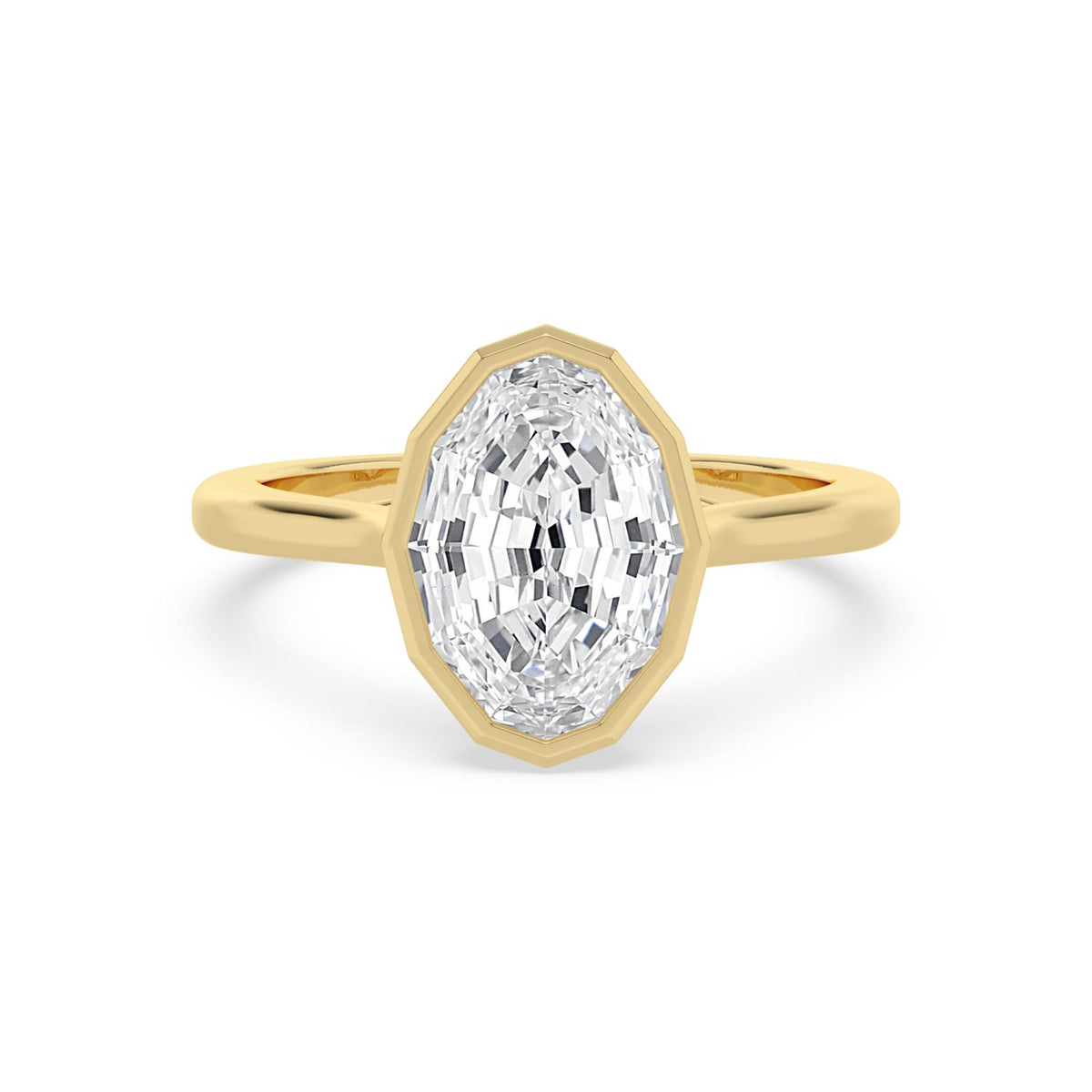 Yellow gold Diamond Ring · 2 ctw