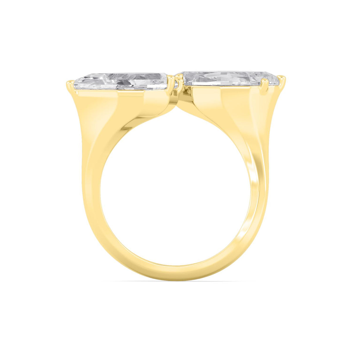 Yellow gold Diamond Ring · 5.00 ctw