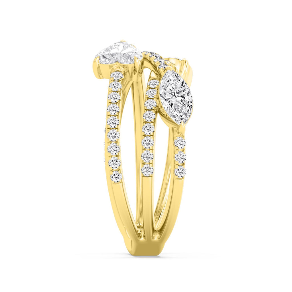 Yellow gold Diamond Ring · 1.63 ctw