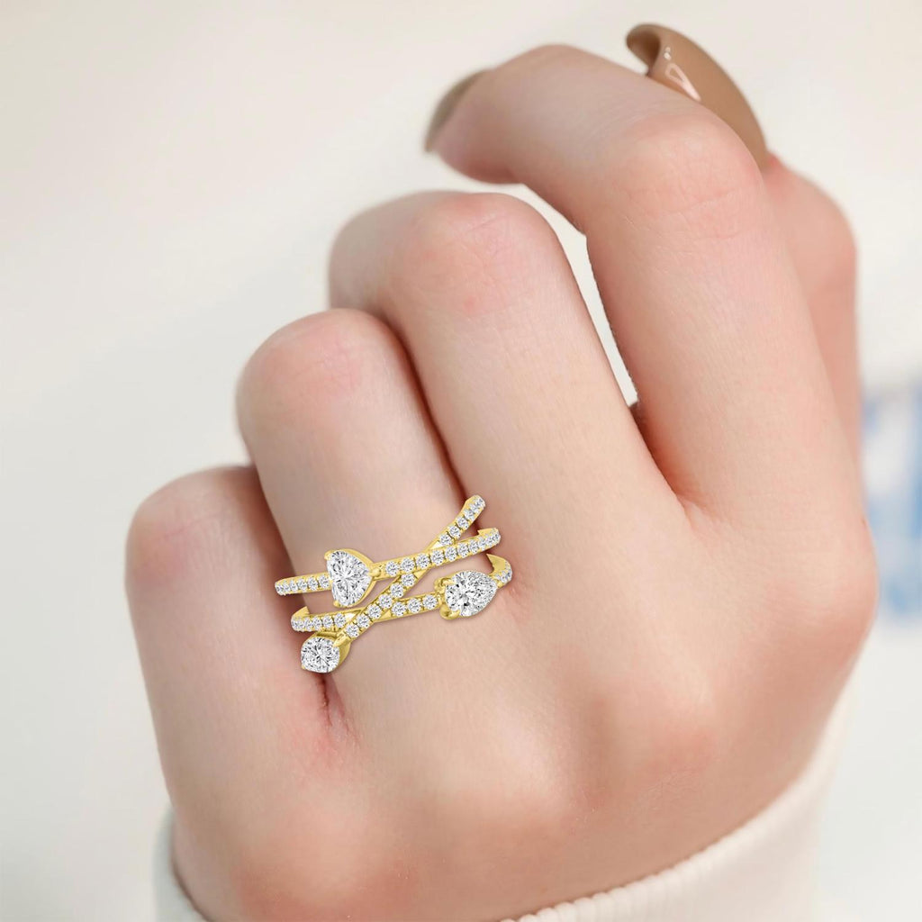 Yellow gold Diamond Ring · 1.63 ctw