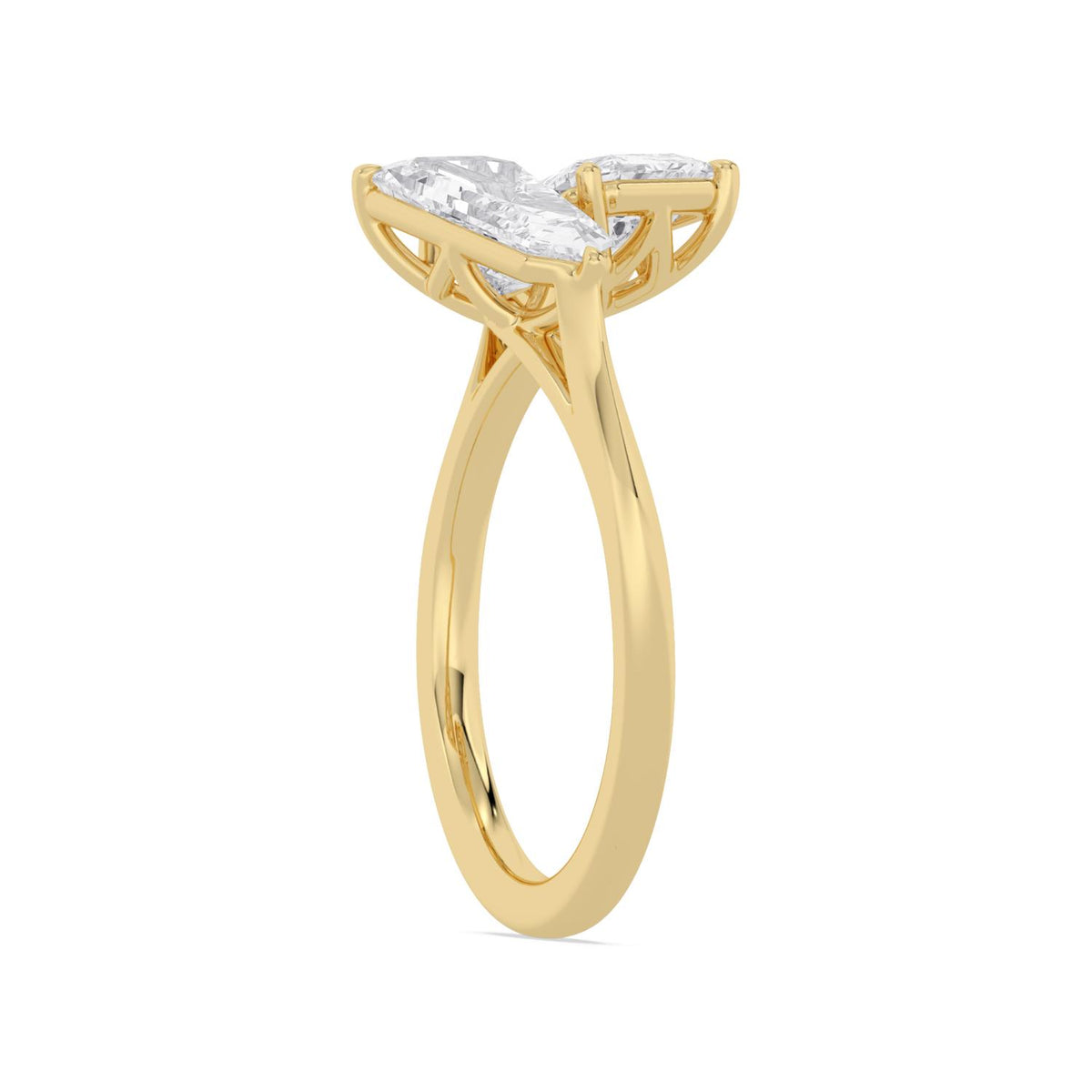 Yellow gold Diamond Ring · 2.25 ctw
