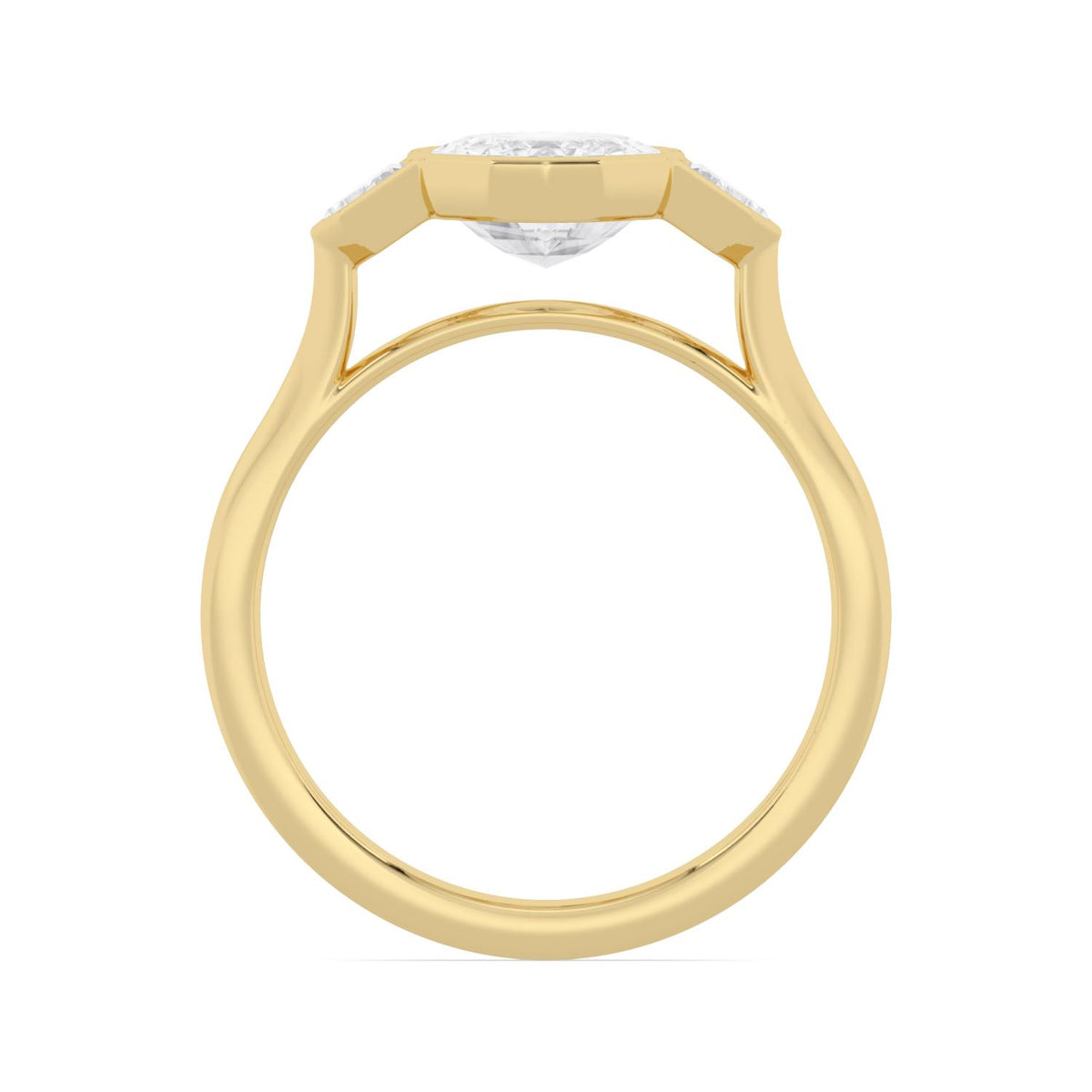 Yellow gold Diamond Ring · 2.9 ctw