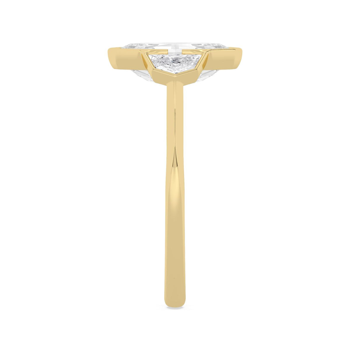 Yellow gold Diamond Ring · 2.9 ctw