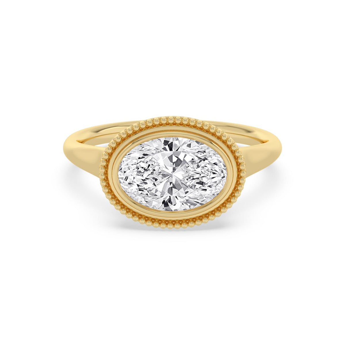 Yellow gold Diamond Ring · 2 ctw