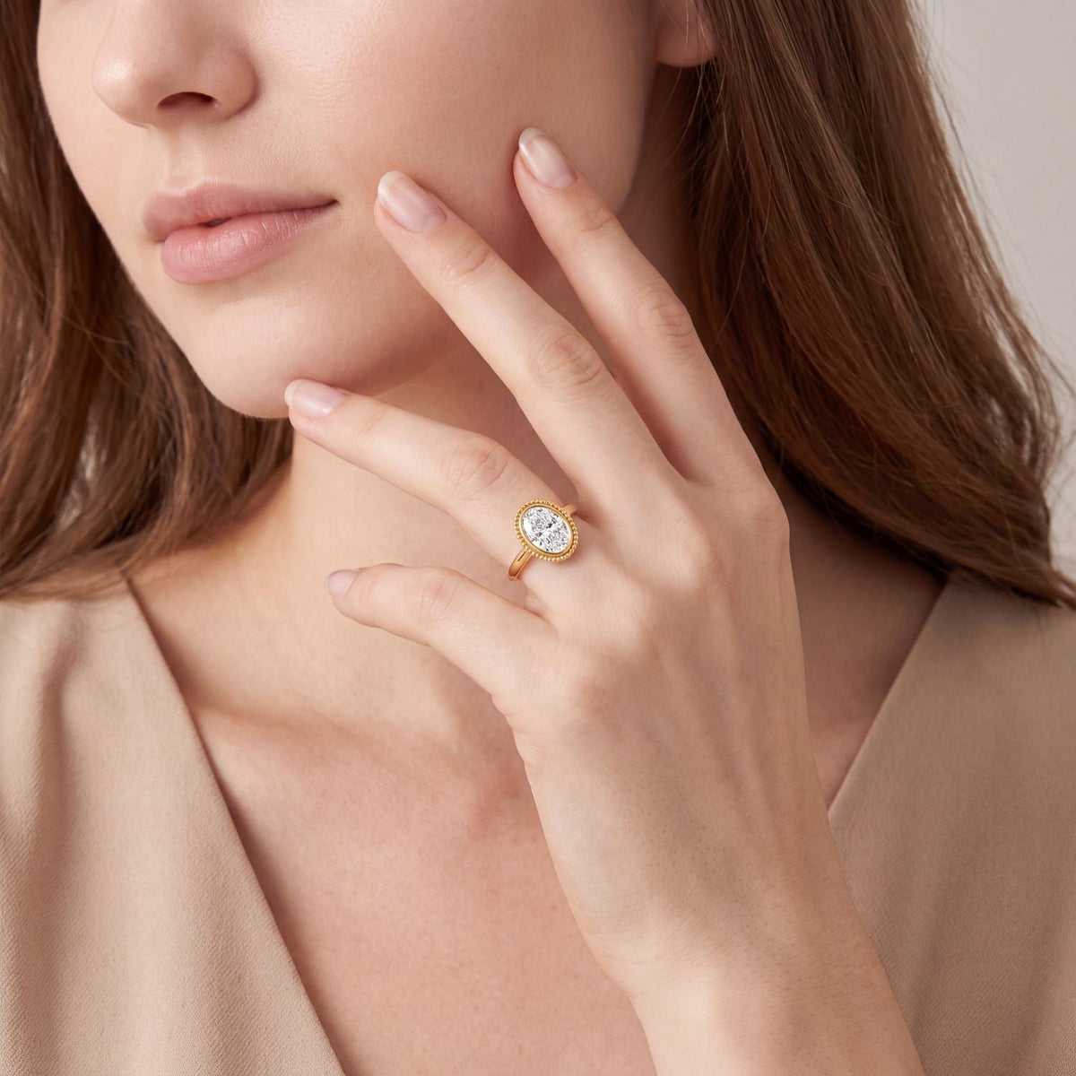 Yellow gold Diamond Ring · 2 ctw