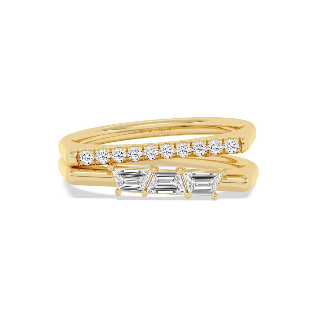 Yellow gold Diamond Ring · 0.53 ctw