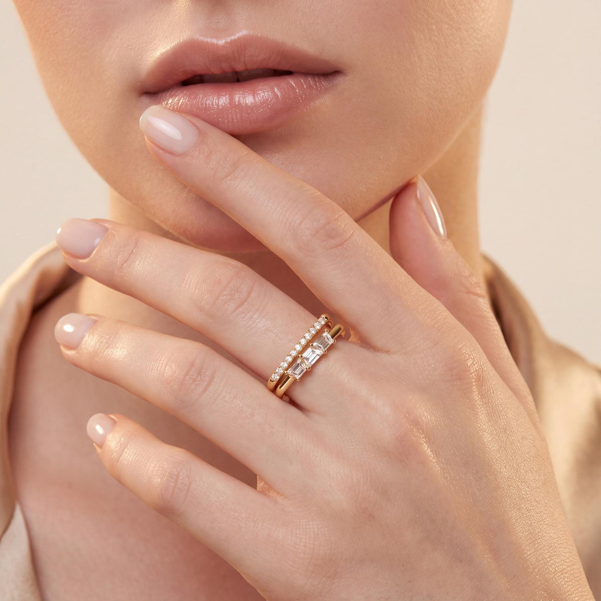 Yellow gold Diamond Ring · 0.53 ctw