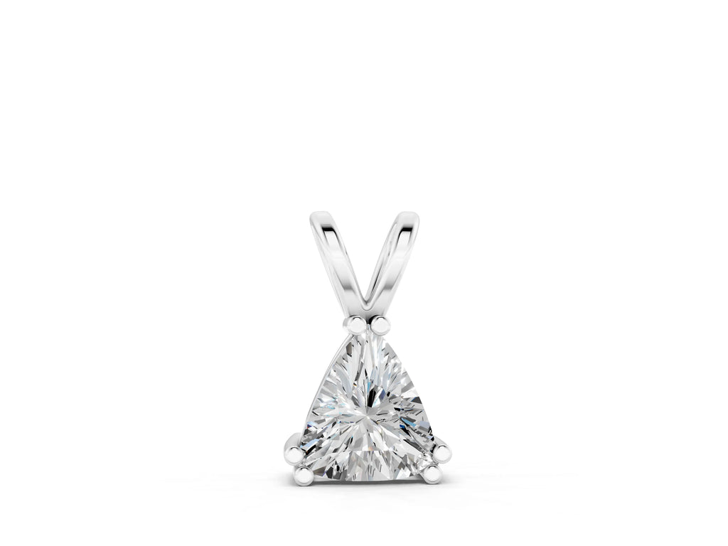 Silver Gold Wire Wrapped Calf Crystal Pendant