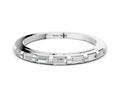 White gold Channel Set Baguette Diamond Eternity Band