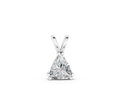 Silver Gold Wire Wrapped Calf Crystal Pendant