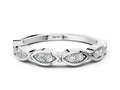 White gold Marquise Diamond Bezel Set Eternity Band
